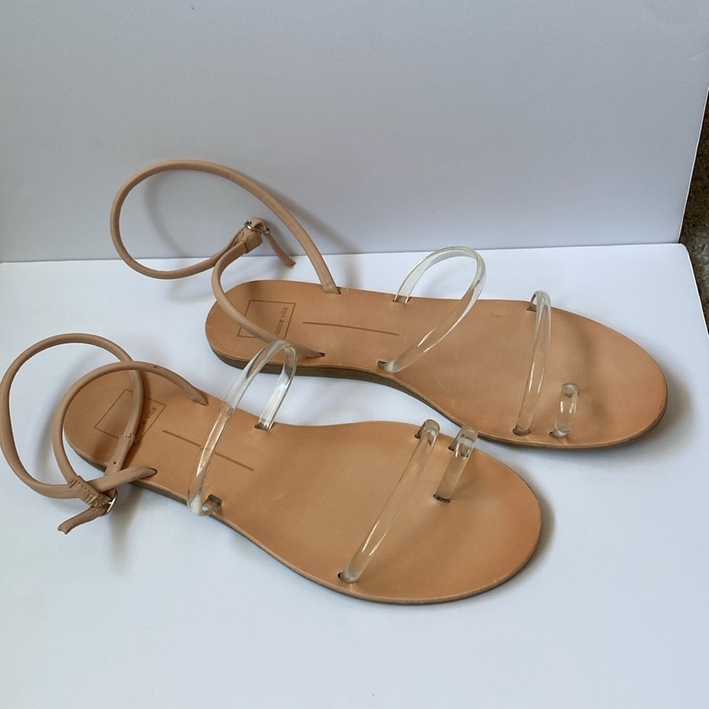 Dolce Vita - Womens Dolce Vita Daren Sandals In Crystal Vinyl - Size 10 - Picture 8 of 9